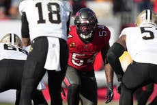 Veterano linebacker Lavonte David regresa a Buccaneers para su 14ta temporada