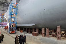 Corea del Norte enseña por primera vez un submarino de propulsión nuclear