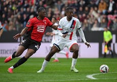 Dembélé alcanza 20 goles en liga con el PSG tras victoria 4-uno en Rennes como líder invicto