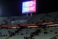 Partido del Barcelona ante Osasuna se pospone tras la muerte de un miembro de su personal médico