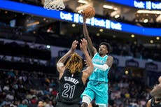 Hornets vencen 105-102 Nets y rompen racha de nueve derrotas