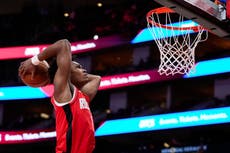 Brooks anota 27 y lleva a Rockets a una victoria de 146-117 sobre Pelicans