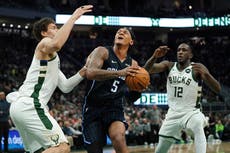 Magic rompe racha de cinco derrotas tras vencer 111-109 sobre Bucks