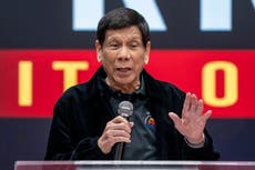 El expresidente filipino Duterte resta importancia en Hong Kong a su posible arresto por la CPI