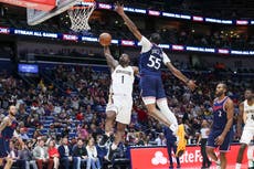 Zion Williamson firma triple-doble y guía triunfo 127-120 de Pelicans ante Clippers