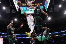 Thunder vencen a 118-112 a Celtics en la casa de los campeones de la NBA