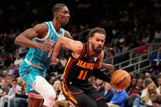 Trae Young anota 35 puntos y acierta 21 tiros libres en victoria de Hawks 123-110 sobre Hornets