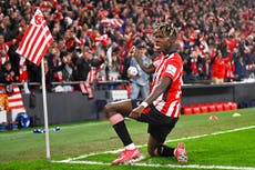 Athletic Bilbao elimina a Roma en la Liga Europa. Lazio y Frankfurt también avanzan a cuartos