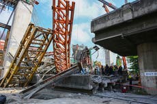 Colapso de carretera elevada en construcción en Bangkok causa al menos 5 muertos