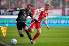 Bayern empata 1-1 con Union Berlín en Bundesliga tras error de joven portero