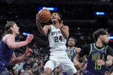 Vassell anota 22 puntos y Spurs superan a Pelicans sin Williamson