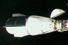 Los astronautas varados de NASA reciben a sus reemplazos en la estación espacial