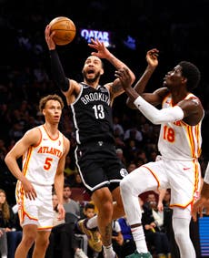 Nets mantienen su dominio en casa contra los Hawks con victoria de 122-114