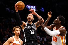 Nets mantienen su dominio en casa contra los Hawks con victoria de 122-114