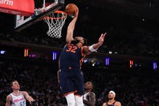Knicks remontan y vencen 116-95 a Miami, enviando al Heat a su octava derrota seguida