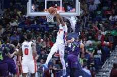 Cade Cunningham ayuda a los Pistons a aplastar 127-81 a los Pelicans