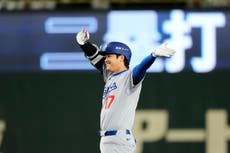 Ohtani y otras estrellas del béisbol japonés brillan en apertura de MLB en Tokio