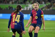 Barcelona golea 4-1 a Wolfsburgo en cuartos de final de la Liga de Campeones femenina