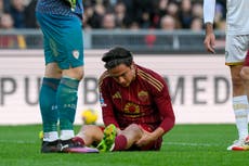 Dybala se someterá a cirugía de muslo y se perderá el resto de la temporada con la Roma