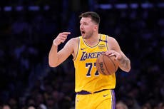 Lakers: Luka Doncic y Austin Reaves se unen a LeBron en la banca por lesiones