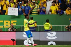 Gol agónico de Vinicius sentencia la victoria 2-1 de Brasil ante Colombia en eliminatorias