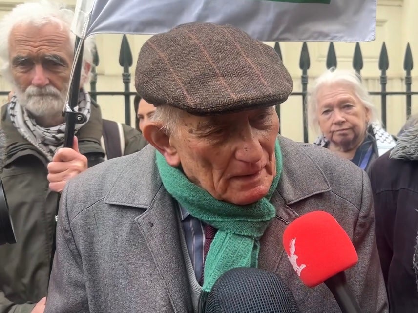 Stephen Kapos, superviviente del holocausto, participó en Together for Palestine