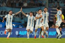 Con golazo de Almada, Argentina doblega 1-0 a Uruguay y tiene el boleto al Mundial a la mano