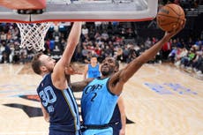 James Harden y Kawhi Leonard guían a los Clippers a vencer 128-120 a los Grizzlies