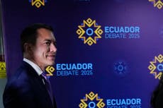 Finalistas presidenciales medirán fuerzas en único debate previo al balotaje en Ecuador