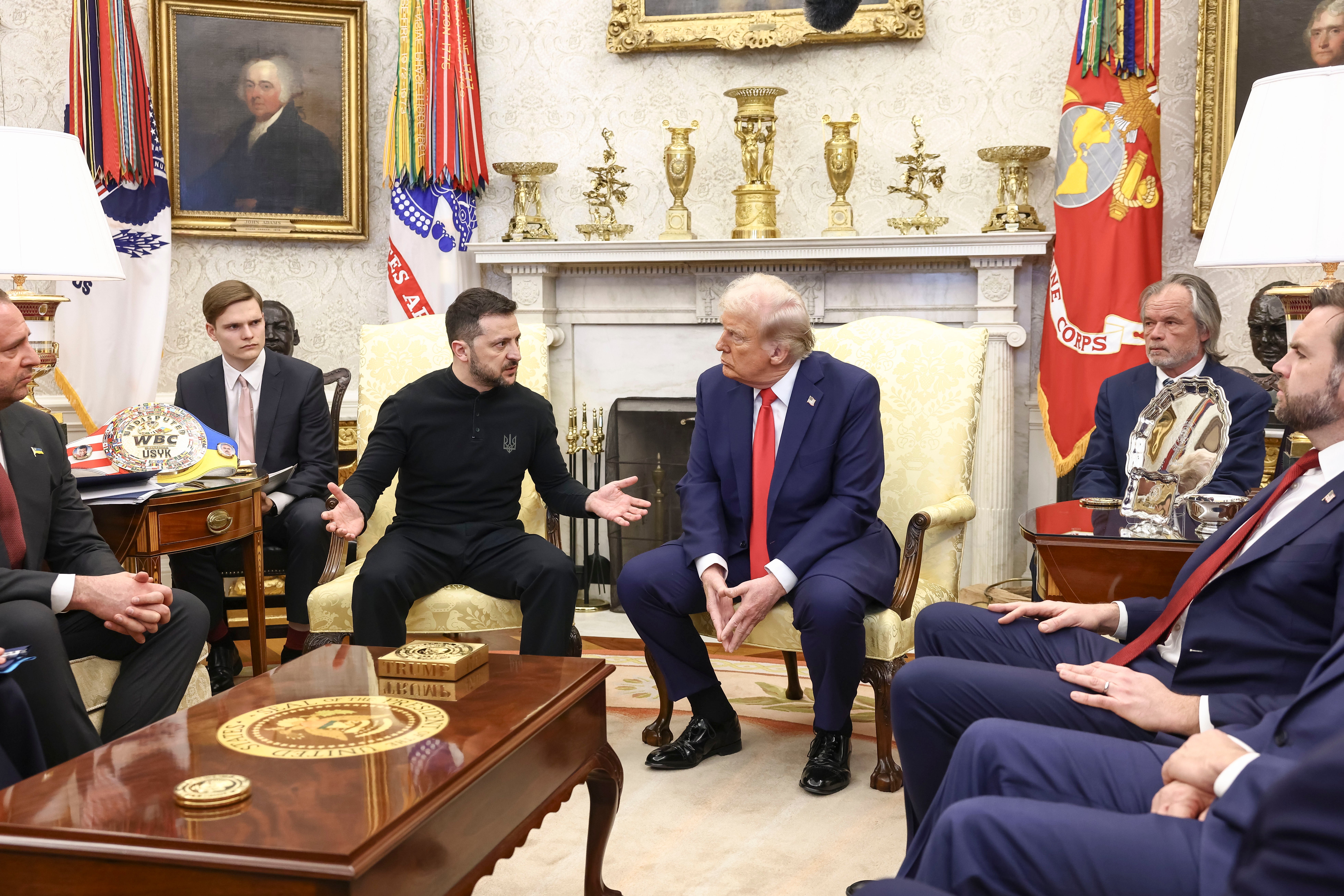 Zelensky se vio obligado a defenderse en lo que parecía territorio hostil