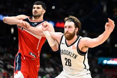 Timme anota canasta clave en victoria de Nets 115-112 sobre Wizards últimos de la NBA