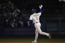 Freeman descartado con los Dodgers tras resbalarse en la ducha y lastimarse su tobillo operado