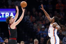 Thunder aplasta 145-117 a Bulls para firmar su décima victoria consecutiva