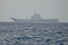 Militares chinos inician maniobras a gran escala alrededor de Taiwán