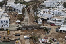 Fuertes tormentas azotan las islas griegas por segundo día, Creta es la más afectada