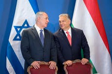 El líder israelí Netanyahu visitará a Orbán en Hungría, desafiando su orden de arresto internacional