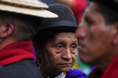 Más de mil indígenas acampan en Bogotá exigiendo atención en sus territorios afectados por conflicto