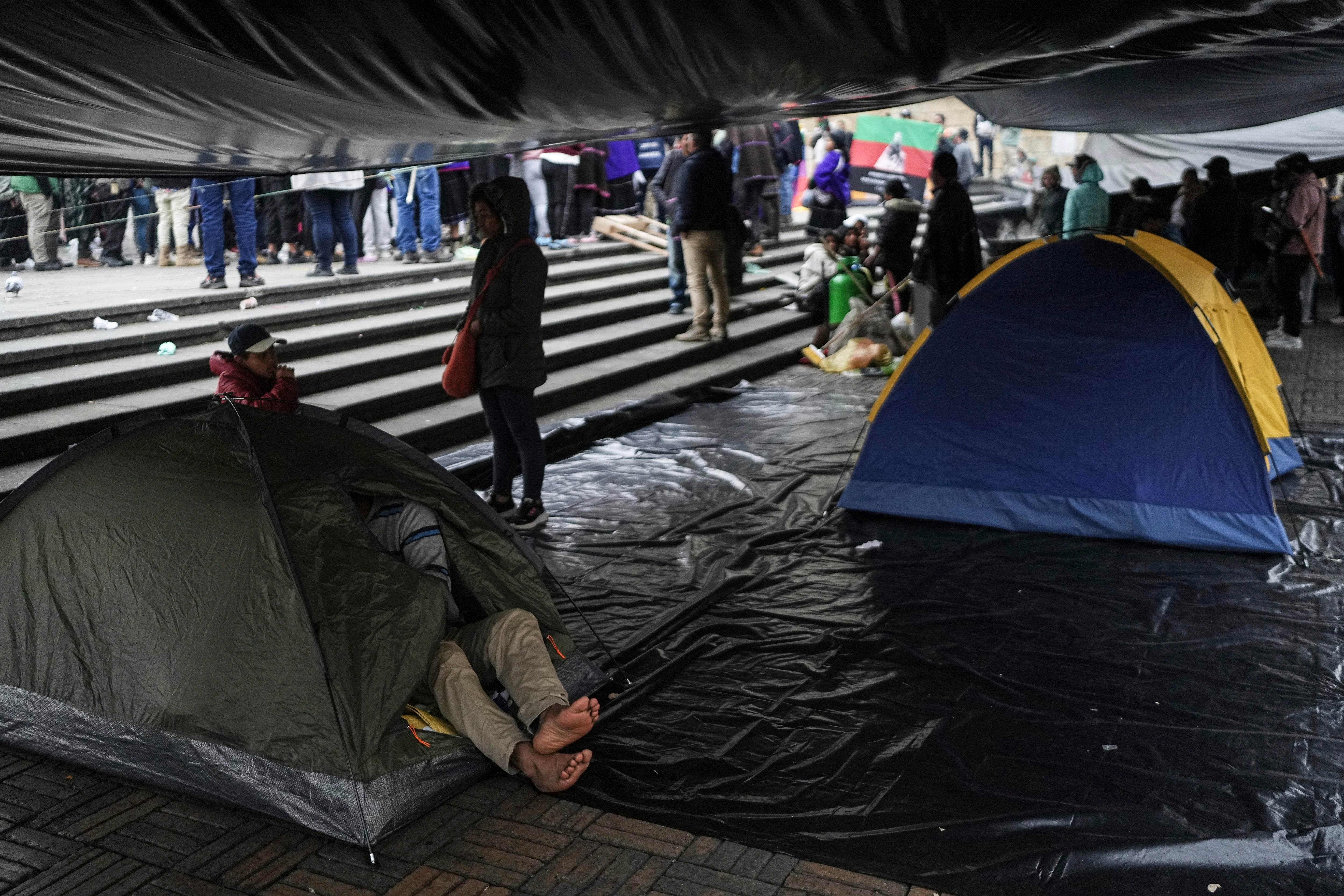 COLOMBIA-PROTESTA INDÍGENA