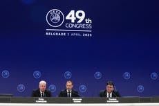 Shevchenko pierde en elección al comité ejecutivo de UEFA y Rusia cede su lugar