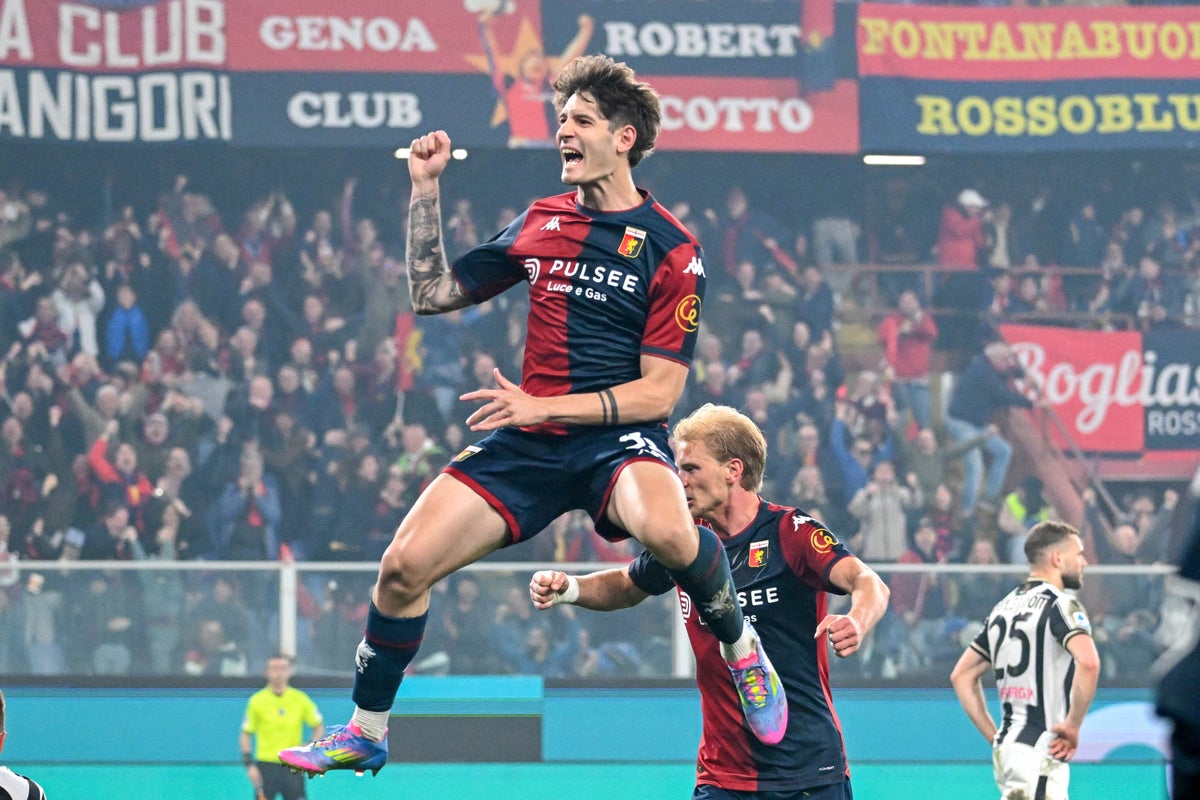 Gol tardío de Zanoli da la victoria al Genoa ante Udinese en la Serie A ...