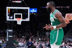 Celtics rompen récord de triples en una temporada de NBA y aplastan 123-103 a Suns