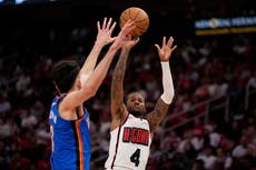Rockets rompen racha de 11 victorias del Thunder con triunfo por 125-111