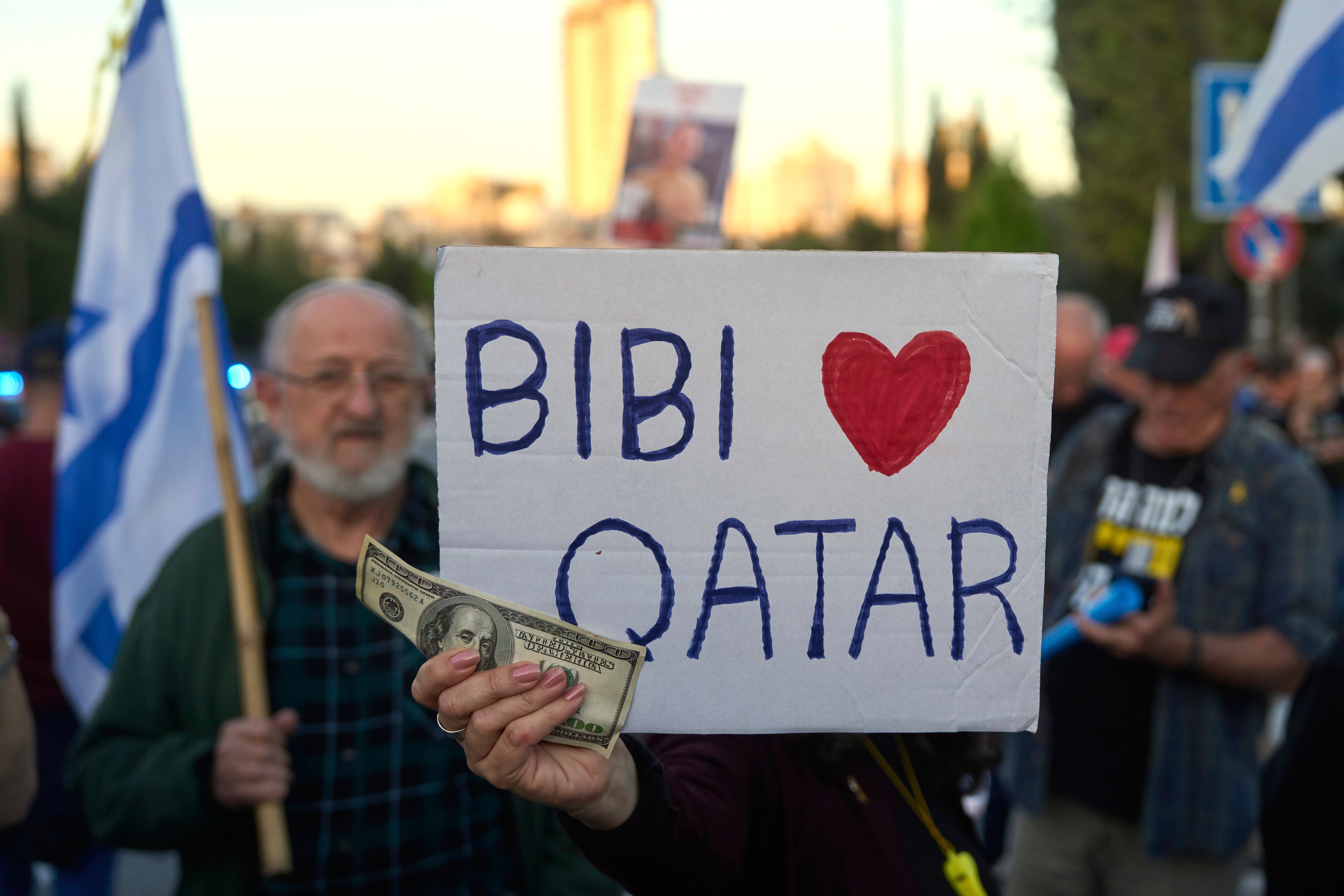 ISRAEL-NETANYAHU-QATAR