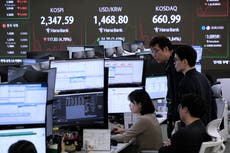 Caen los mercados asiáticos; el Nikkei de Japón se desploma casi un 8% tras colapso en Wall Street