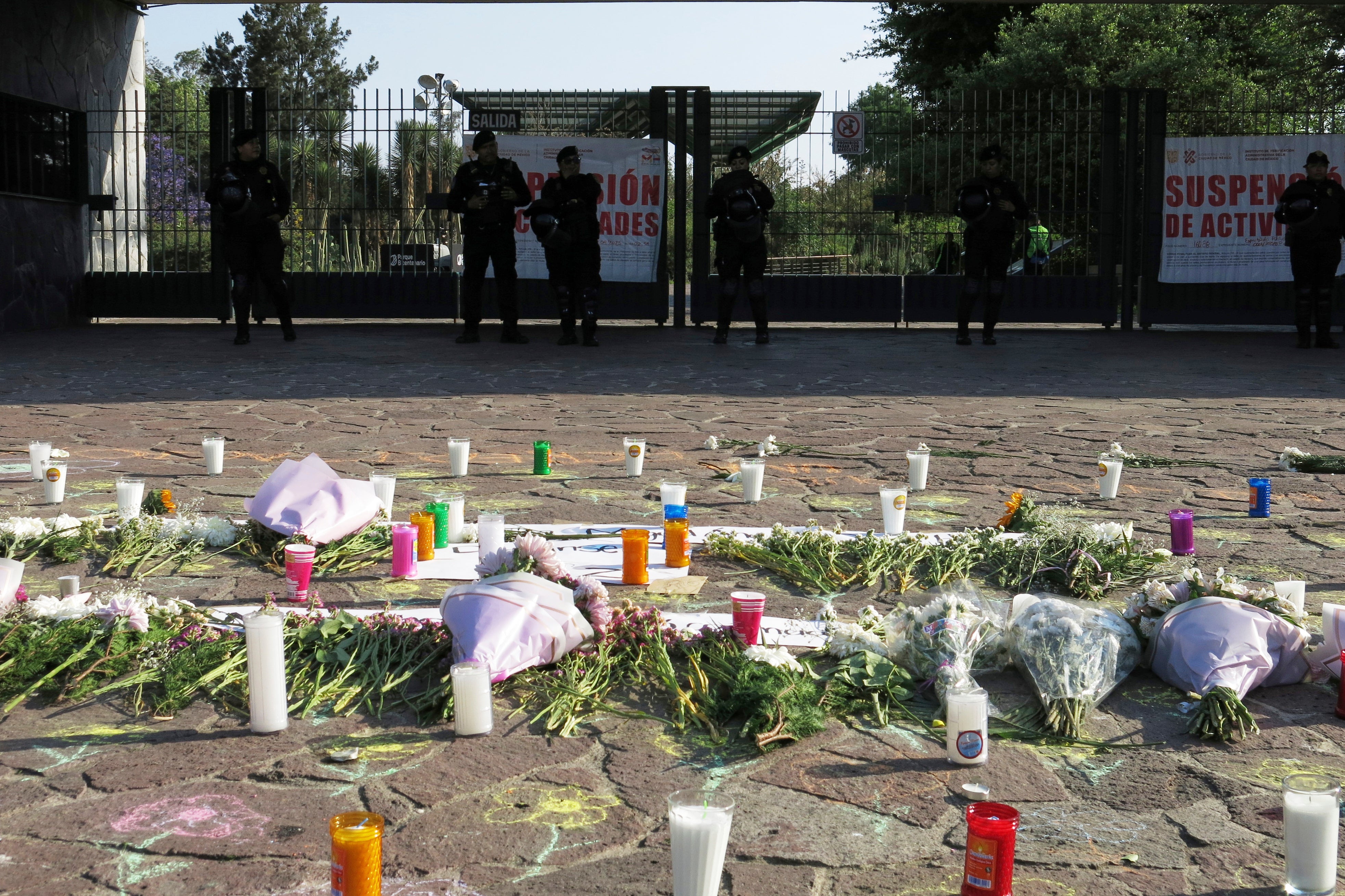 MEXICO-AXE CEREMONIA-ACCCIDENTE