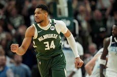 Bucks remontan 24 puntos en el último cuarto y vencen a Timberwolves por 110-103