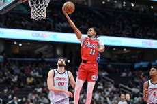 Dowtin logra récord personal y 76ers rompen racha de 12 derrotas al ganar 122-103 a Wizards