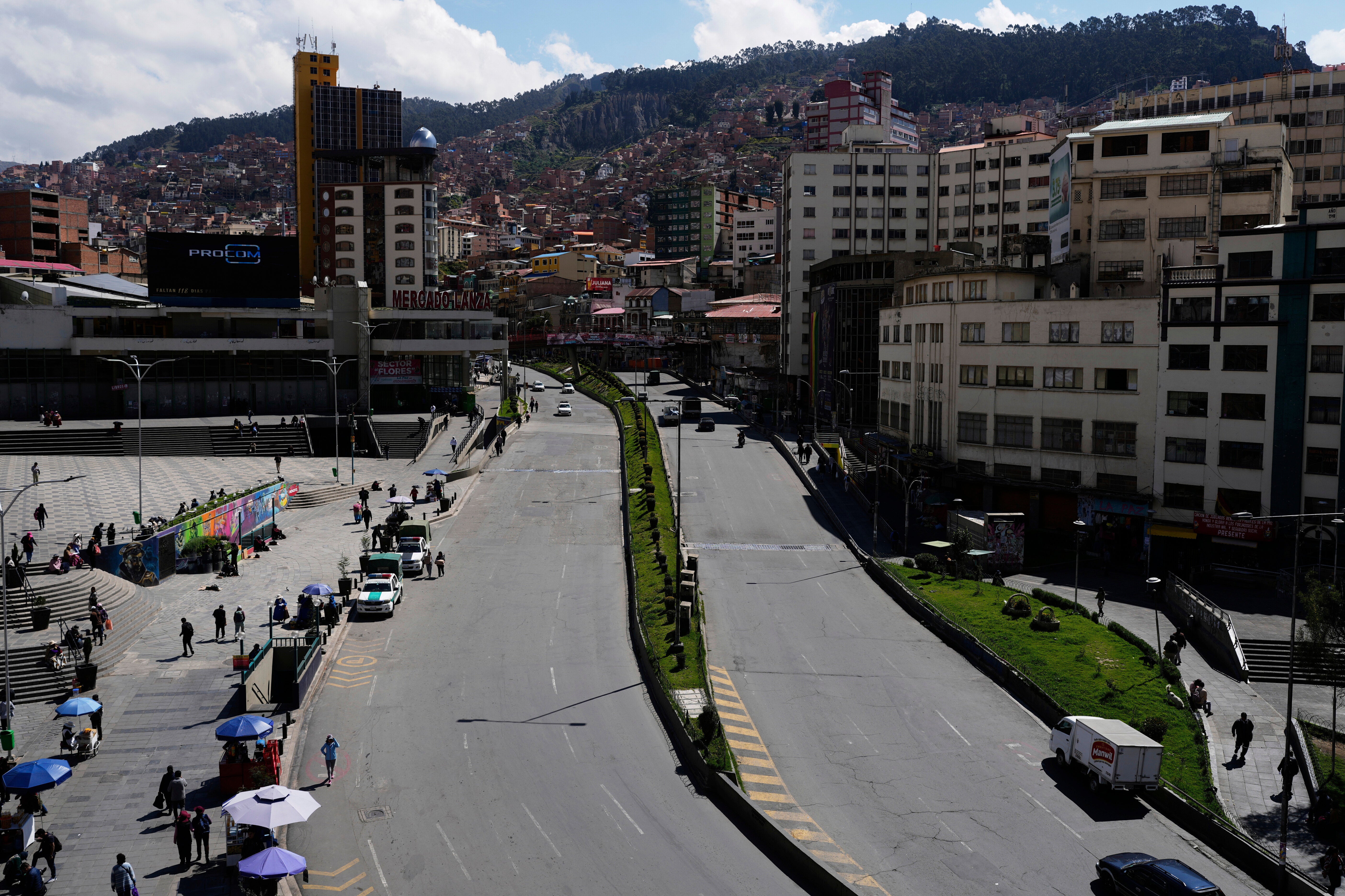 BOLIVIA-TRANSPORTE HUELGA