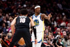 Butler anota 24 puntos y Warriors doblegan 103-86 a Trail Blazers