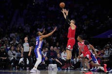 Los Bulls se preparan para el mini-torneo de la NBA con victoria 122-102 sobre los 76ers